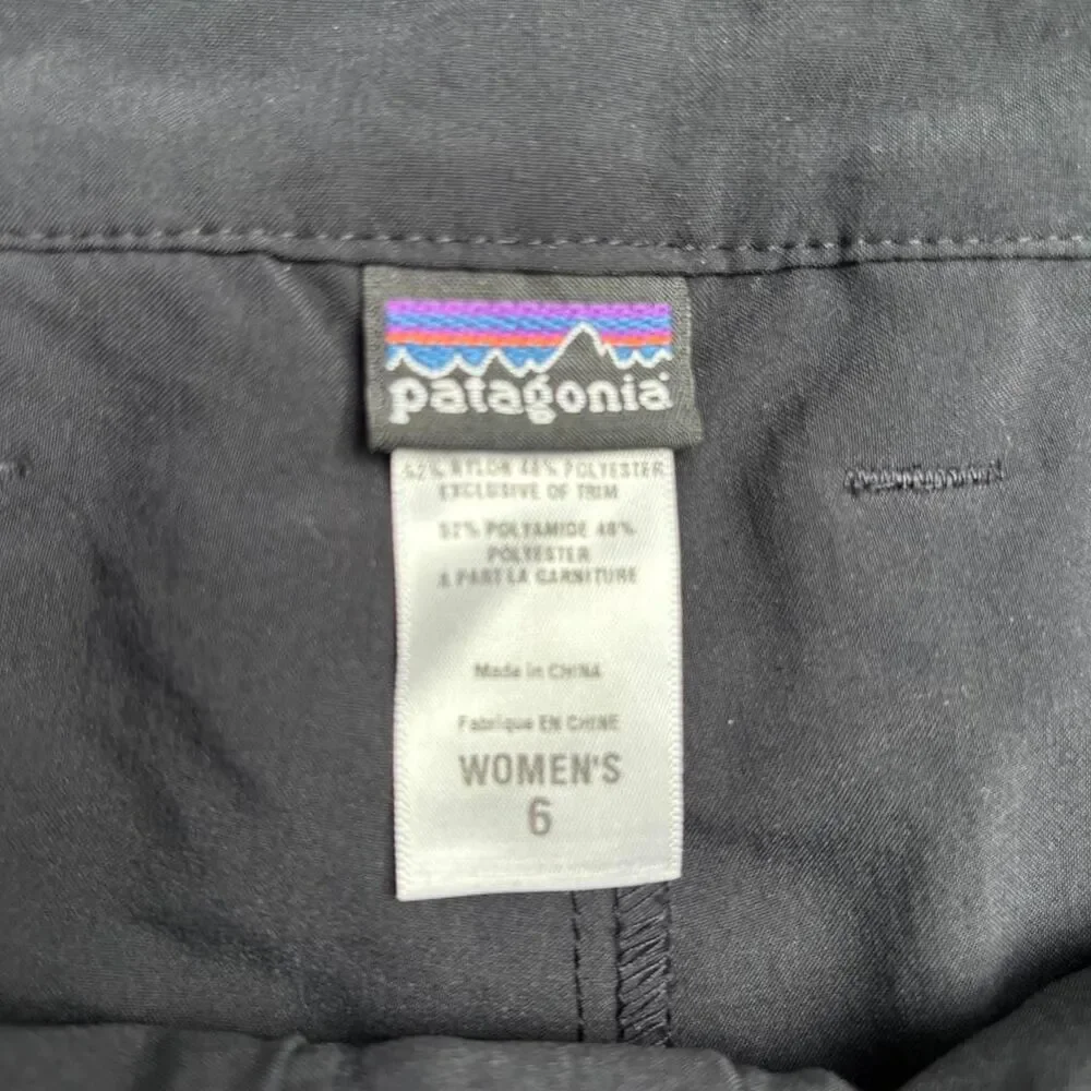 Patagonia Women's Skort Black size 6 - Picture 2 of 5